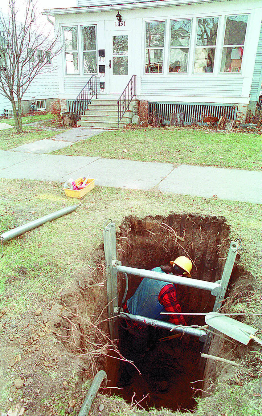 Lead pipe removal